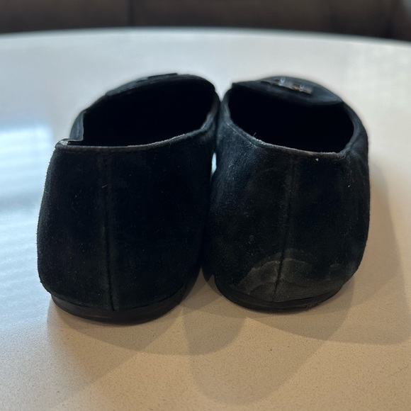 Tory Burch Fitz Suede Loafer in Black - Picture 3 of 5